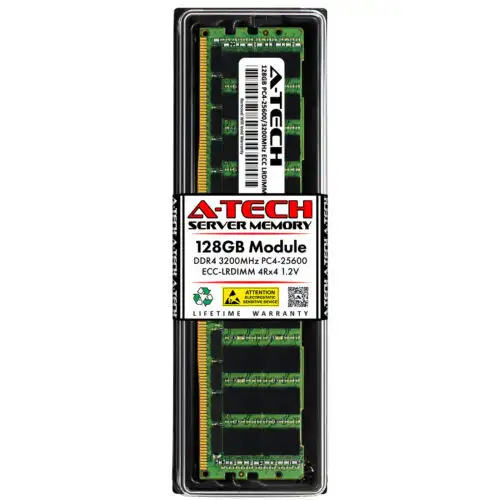 128Gb 4Rx4 Pc4-3200 Lrdimm Asrock Rack Romed8-2T Memory Ram