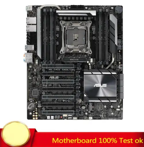 For Asus Ws C422 Sage/10G Server Motherboard Supports 128Gb Ddr4 Work