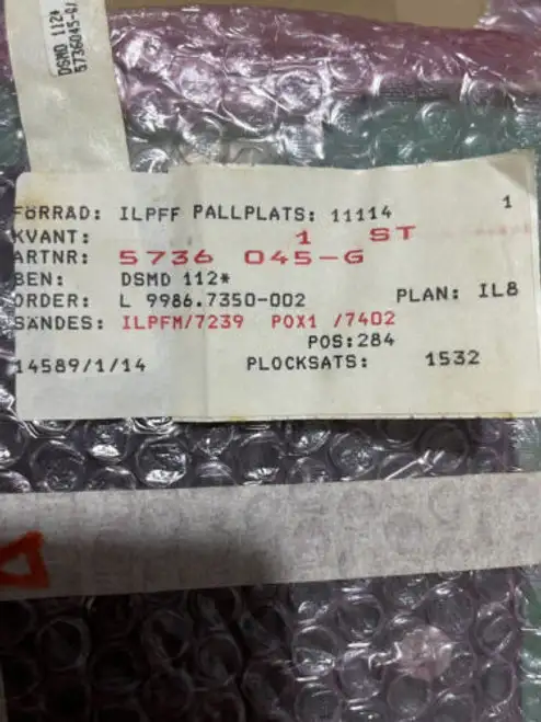 New Dsmd 112 5736 045-G By