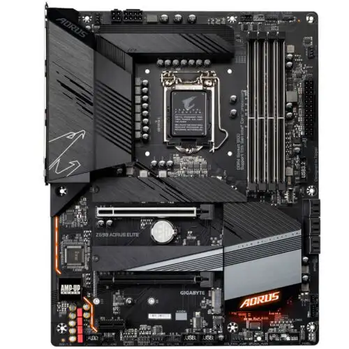 Gigabyte Z590 Aorus Elite Motherboard Lga 1200 Ddr4 3M.2 Pcie 4.0 Usb 3.2 Wifi