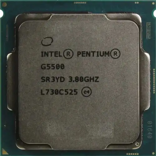 Processor Intel Pentium Gold G5500 Sr3Yd 3.80Ghz Lga1151 Lga 1151 Sixth Gen
