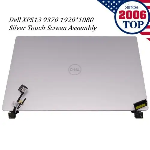 Neue volle Fhd Lcd Touchscreen komplette Montage Silber für Dell Xps 13 9370 13.3