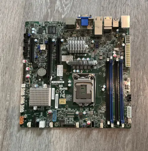 Supermicro X11Ssz-Tln4F Intel C236 Vproamt Embedded Microatx. #B-11