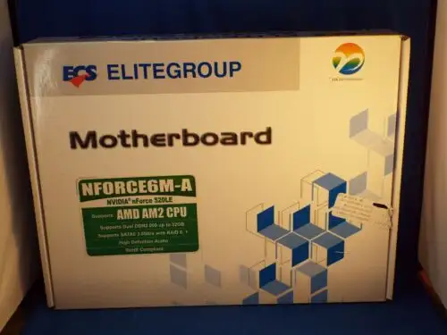 Ecs Elitegroup Motherboard Nvidia Chipset Socket Am2+ Pga-940 Nforce6M-A 520Le