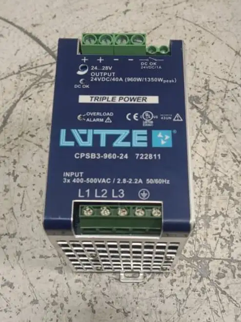 Lutze-Cpsb3-960-24 960W/1350W 24V/28V 24Vdc/40A.