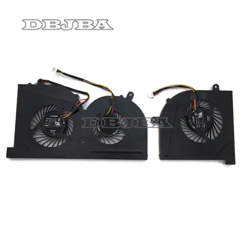 New Cpu+Gpu Cooling Fan Msi Gs63 Gs63Vr Gs73 Gs73Vr Ms-16K2 Ms-17B Bs5005Hs-U2L