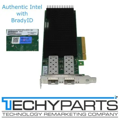Intel Xxv710Da2Blk 2-Port 25Gb/S Sfp28 Pci-E 3.0 X8 Ethernet Network Adapter Sff