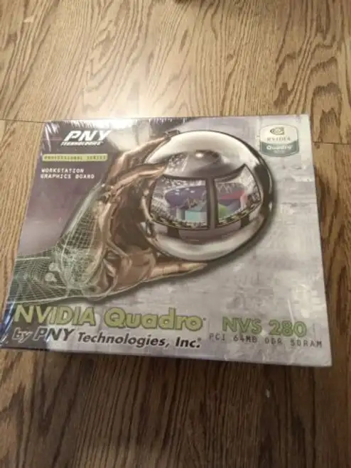 Nvidia Quadro Nvs280 64Mb Pci-E (Pci Id 10De 00Fd) Sealed