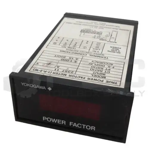 New Yokogawa 2357-11 True Power Factor Meter 5A 120V 50/60Hz