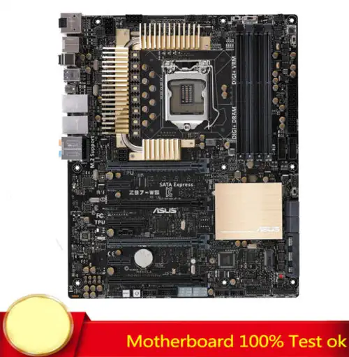 For Asus Z97-Ws Motherboard Supports 4790K Ddr3 Lga1150 Z97 32G Work