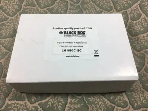 Black Lh1690C-Sc Pci Fiber Adapter 1000Base-Sx Multimode Sc
