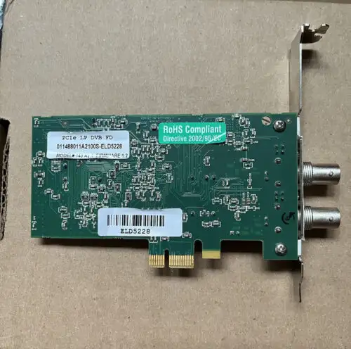 Dveo Pcie Lp Dvb Asi / Sdi Fd Ls7668 Rev 2.1 Linear Systems Ltd. Model# 143 A2.1