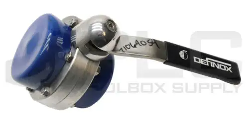 New Definox 010E Butterfly Valve