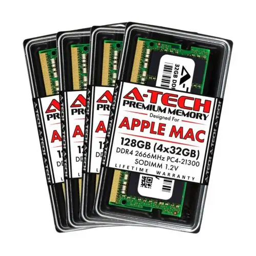 A-Tech 128Gb Kit (4X32Gb) Ram For Apple Imac 2019 & 2020 27 Inch Retina 5K ...