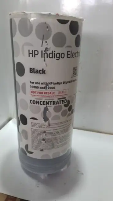 1 Can - Hp Indigo Electroink Q4213B Black For 10000 And 12000 Digital Press