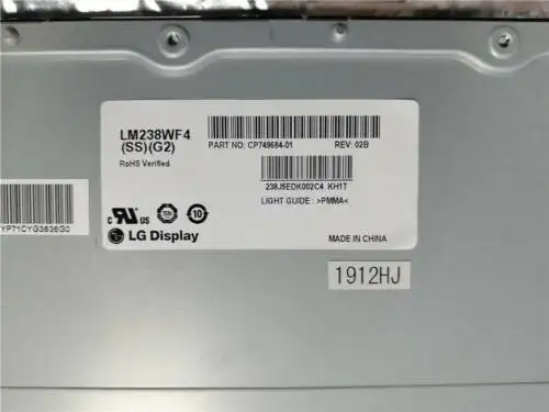 23.8" 1920√ó1080 Fhd Lm238Wf4-Ssg2 Lcd Scree?N Display Panel