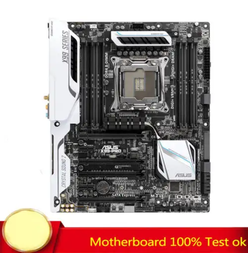 For Asus X99 Pro Motherboard Supports E5 V3 V4 Ddr4 128Gb Lga2011 Work