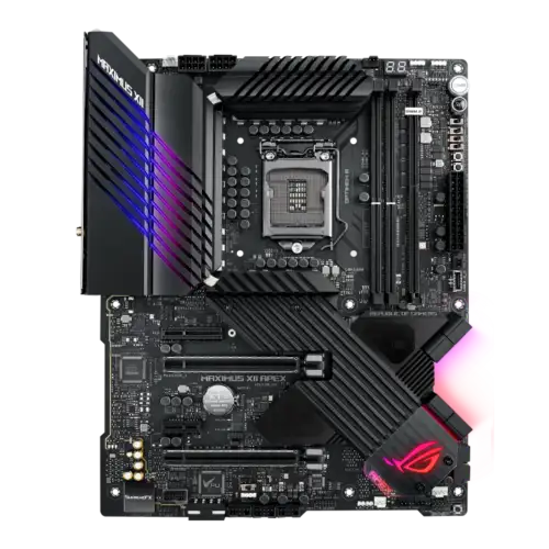 Asus Rog Maximus Xii Apex Motherboard Intel Z490 Lga 1200 Ddr4 M.2 Atx Usb 3.2