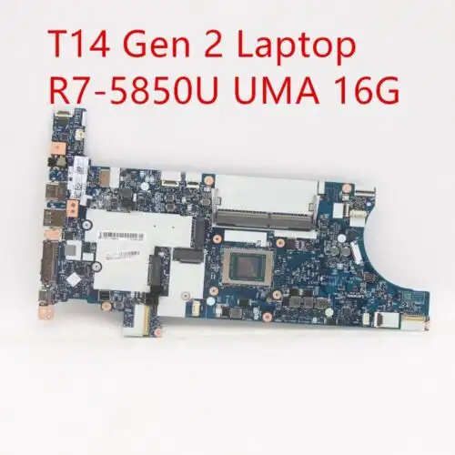 Motherboard For Lenovo Thinkpad T14 Gen 2 Mainboard R75850U Uma 16G 5B21C82223