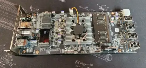 (New) Rebtech 8Gpu Blockchain Mb Intel J6412 Cpu 8G Ddr4 128Gb Ssd 8X Usb