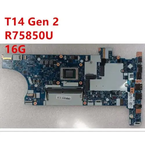 Motherboard For Lenovo Thinkpad T14 Gen 2 Laptop R7-5850U 16G Nm-D451 5B21C82223