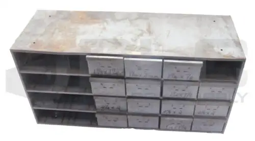 Dayton 2W266A Parts Cabinet 24 Drawer 33-3/4"L X 11-5/8" W 17" H