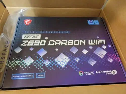 Msi Mpg Z690 Carbon Wifi Ddr5 Lga 1700 Intel Z690 Sata 6Gb/S Atx Intel Motherboa