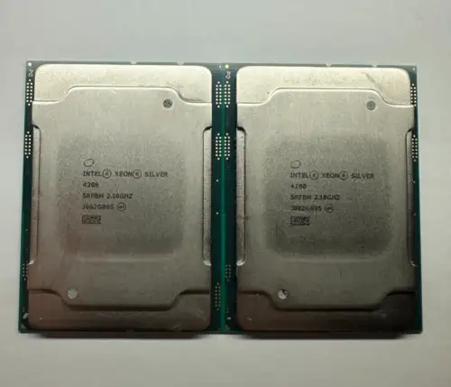 A Pair Intel Xeon Silver 4208 Srfbm 8-Cores 2.10Ghz 11Mb¬† 85W Lga 3647 Cpu