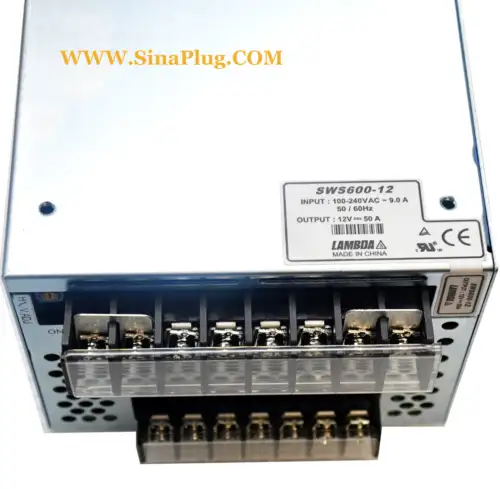 Lambda Sws600-12 Switching Power Supply Output 12Volts 50Amps