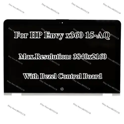 15" Uhd Lcd Display Touch Screen Digitizer Assembly For Hp Envy X360 15-Aq Aq000