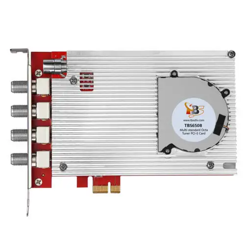 Tbs6508 Dvb-S2X S2 S T2 T C2 C Isdb-T Multi Standard 8 Octa Tuner Pcie Card