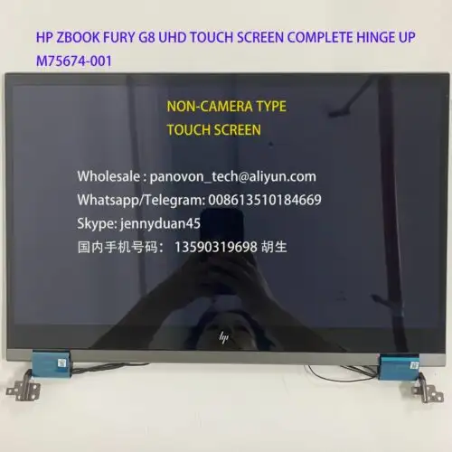 M75674-001 Hp Zbook Fury 17G8 17.3In Uhd Glossy Touch Screen Hinge Up Non-Webcam