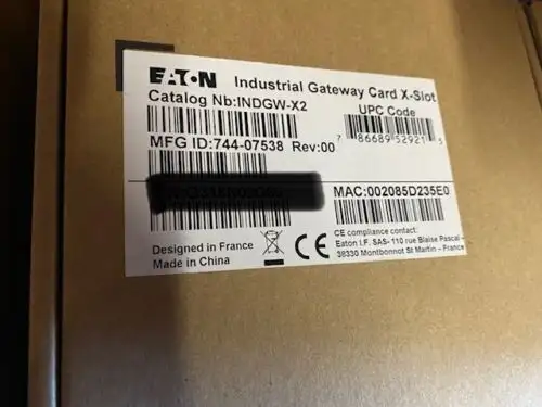 Eaton Power Xpert Gateway Ups Card Indgw-X2 (New)