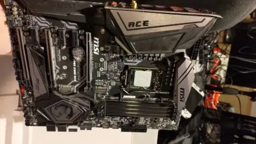 Intel I9 9900K Msi Meg Ace Motherboard Z390 E-Atx