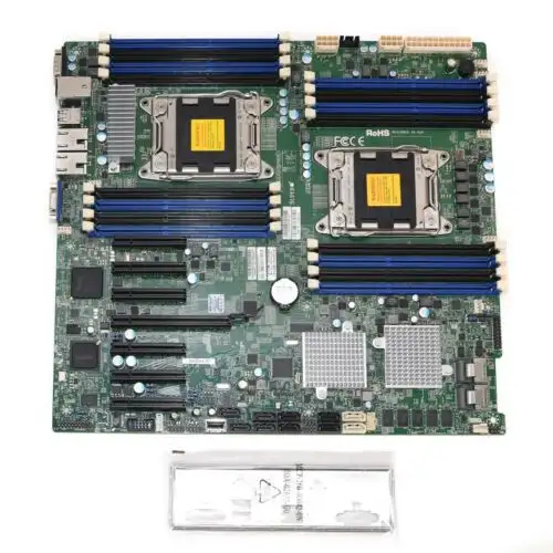 Supermicro X9Drh-7F 2 X E5-2650V2 W/Cpu Coolers 224Gb Pc3L-12800R Ram I/O Shield