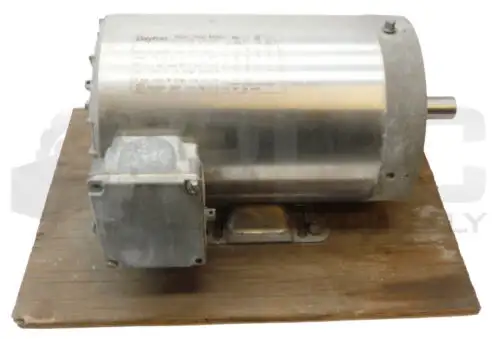 Dayton 8Zx51 Wash Down Motor 208-230/460V 1725Rpm 1Hp 145Tc 60Hz 3Ph