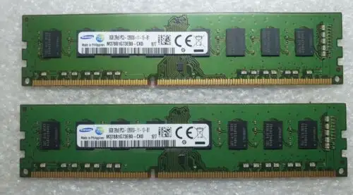 Samsung Ddr3 M378B1G73Eb0-Ck0 16Gb 2X8Gb Ram Memory Pc3-12800U 1600Mhz 240Pin