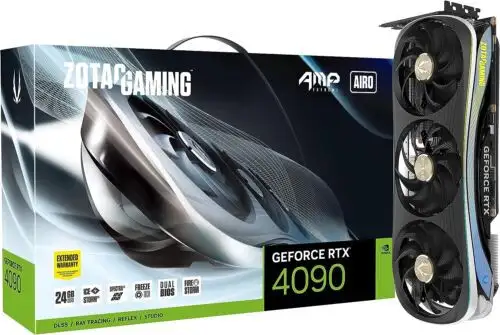 Zotac Rtx 4090 Amp Extreme Airo 24Gb Gddr6X Graphics Card