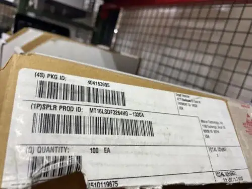 Of 100 Micron Mt16Lsdf3264Hg-133G4 256Mb Original - For Quantity