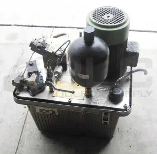 Fmb-Blickle 14 637 Hydraulic Lubricator W/ Fe90S-4 W/ Diaphragm Accumulator
