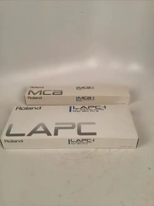 Vintage Roland Lapc-I Soundkarte und Mcb-1 Midi-Anschluss