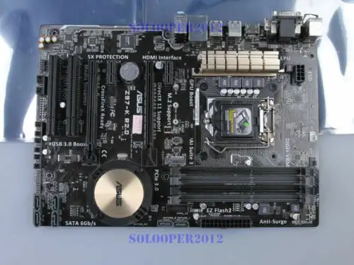 Asus Z97-K R2.0 Lga 1150 Intel Z97 Dvi Hdmi Usb3.0 4K Motherboard With I/O Ddr3