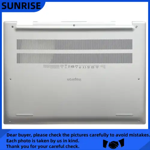 Nuevo Para Dell Inspiron 14 7430 7435 2 en 1 Tapa Base Funda Inferior Plata