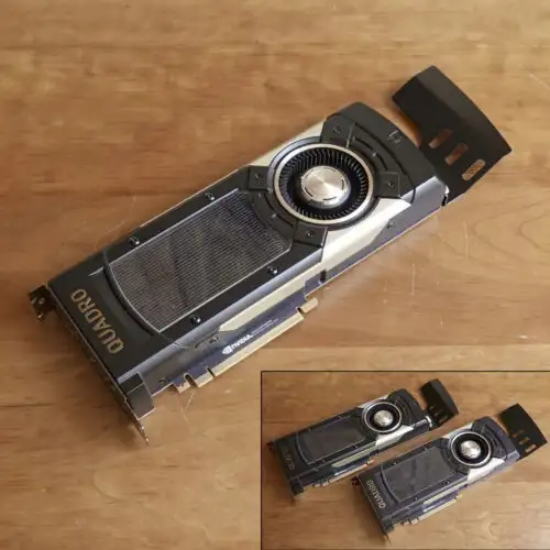 Nvidia Quadro Gv100 32Gb Hbm2 Pcie Gpu Cuda Tensor Ai Accelerator Rendering Card