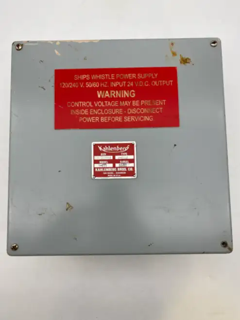 Kahlenberg M-477 'S Whistle Power Supply 24 Vdc ( )