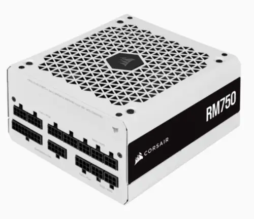 Corsair Rm750 Power Supply Unit 750 W 24-Pin Atx Atx Black White