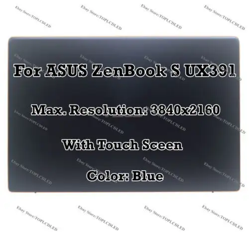 13,3 "Uhd Lcd Touch Screen Assembly Display completo per Asus Zenbook S Ux391U