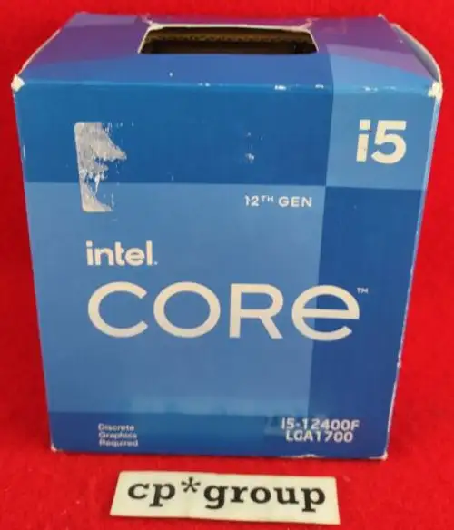 Intel Core I5-12400F 2.5Ghz 18Mb Lga1700 6-Core Cpu Processor W/ Heat Sink Srl4W