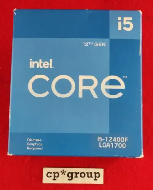 Intel Core I5-12400F 2.5Ghz 18Mb Lga1700 6-Core Cpu Processor W/ Heat Sink Srl4W