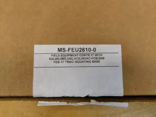 Johnson Controls Ms-Feu2610-0 Field Equipment Controller Csq